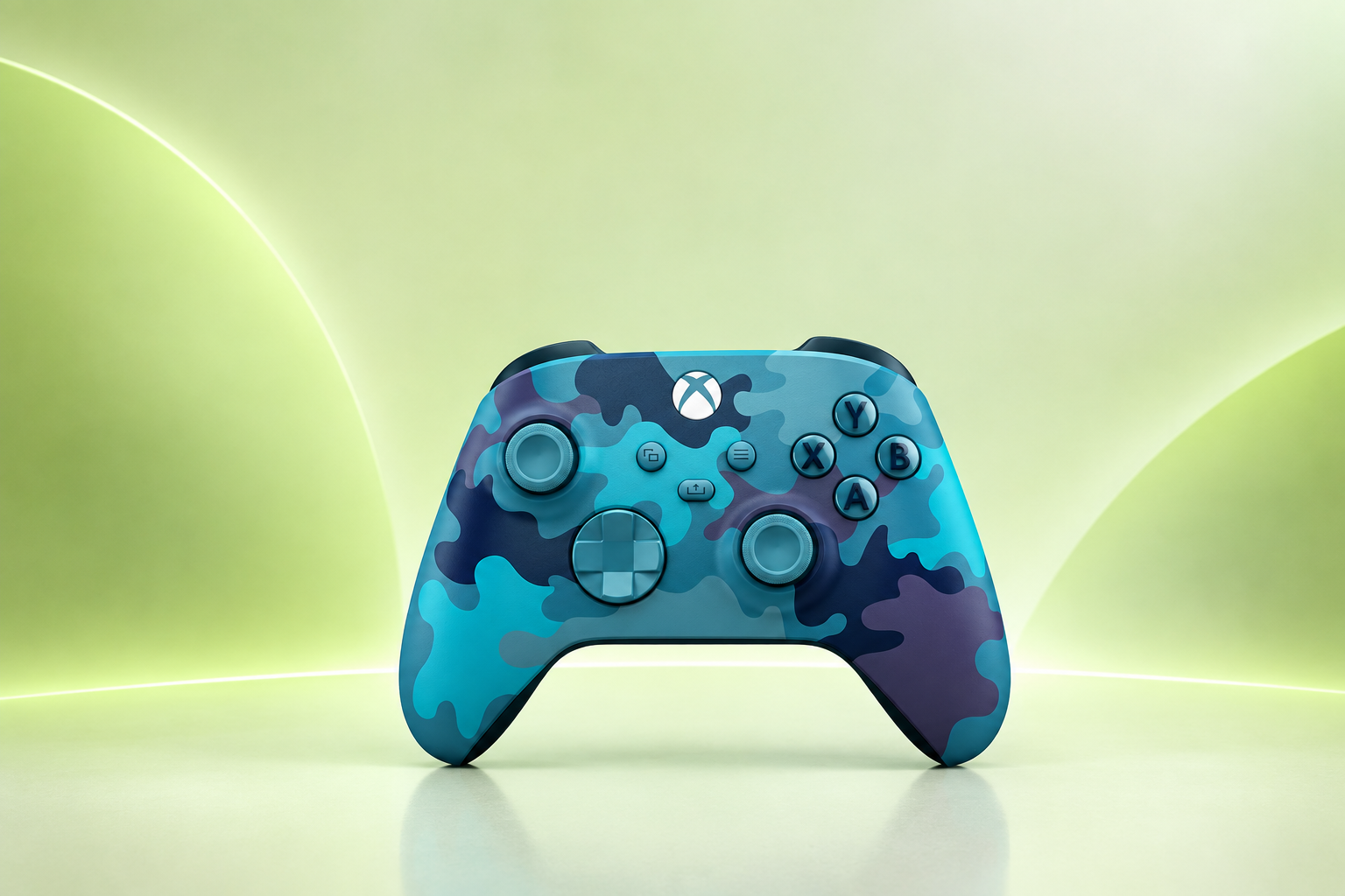 دسته بازی ایکس باکس رنگ آبی ارتشی ( آکبند) مدل Series S-X، سازگار با Xbox One و Windows 10، اتصال بی‌سیم 2.4 گیگاهرتز، دکمه Share، D-Pad یکپارچه، ماشه‌های بافت‌دار و پشتیبانی از باتری قلمی