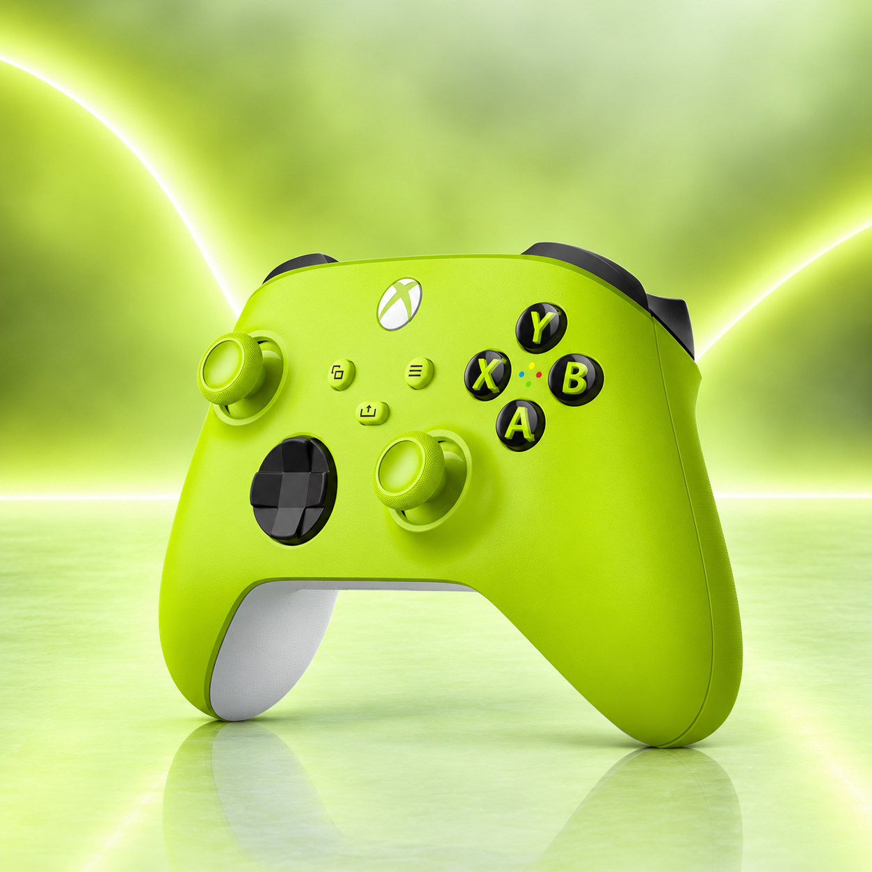 دسته بازی ایکس باکس رنگ فسفری( آکبند) مدل Series S-X، سازگار با Xbox One و Windows 10، اتصال بی‌سیم 2.4 گیگاهرتز، دکمه Share، D-Pad یکپارچه، ماشه‌های بافت‌دار و پشتیبانی از باتری قلمی