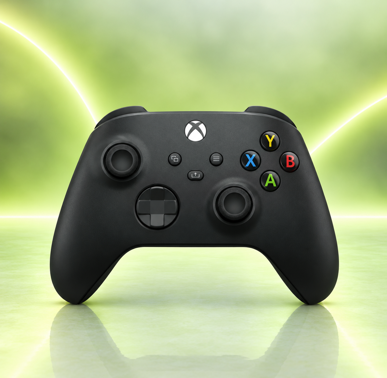 دسته بازی ایکس باکس رنگ مشکی ( آکبند) مدل Series S-X، سازگار با Xbox One و Windows 10، اتصال بی‌سیم 2.4 گیگاهرتز، دکمه Share، D-Pad یکپارچه، ماشه‌های بافت‌دار و پشتیبانی از باتری قلمی